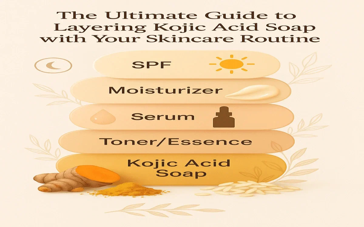 How to Layer Kojic Acid Soap in Your Routine – KojieCare