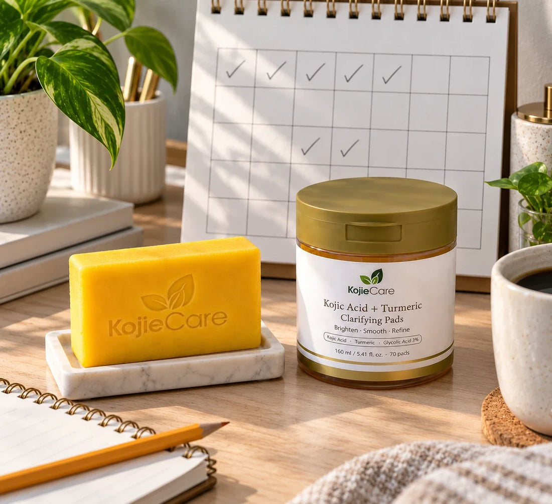Kojic Acid Soap and Pads: A 30-Day Kickstart Challenge