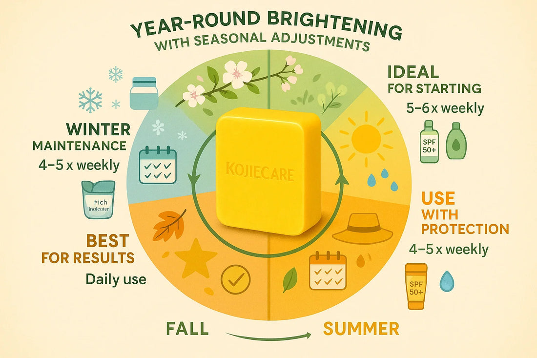 The Best Time of Year to Use Kojic Acid Soap: A Seasonal Skincare Guide