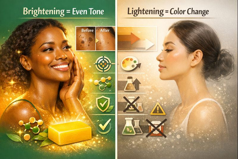 Why Brightening Skin Is Not the Same as Lightening Skin (And Why That Distinction Matters)