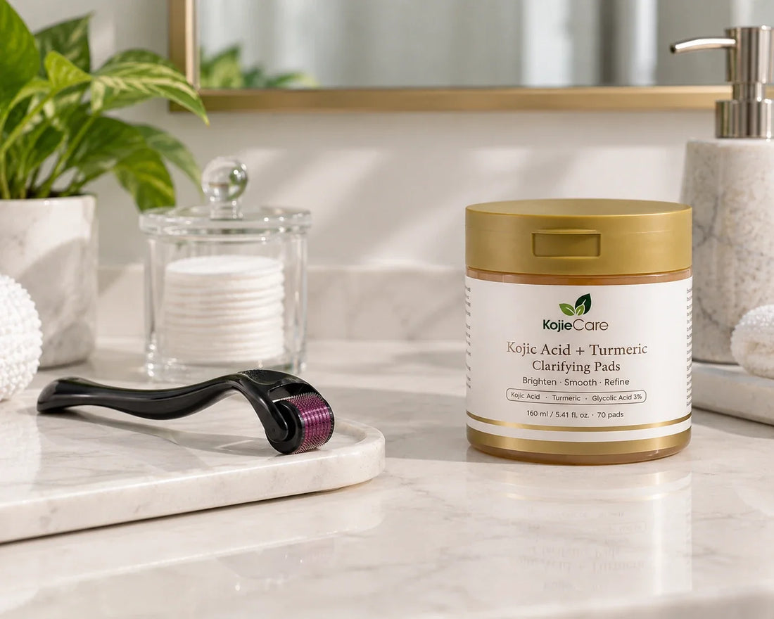 Combining Clarifying Pads with At-Home Microneedling or Dermarollers — What to Know