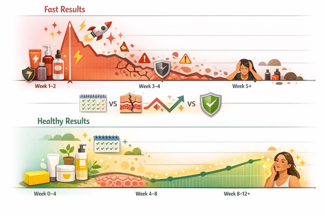 The Difference Between Fast Results and Healthy Results in Skincare