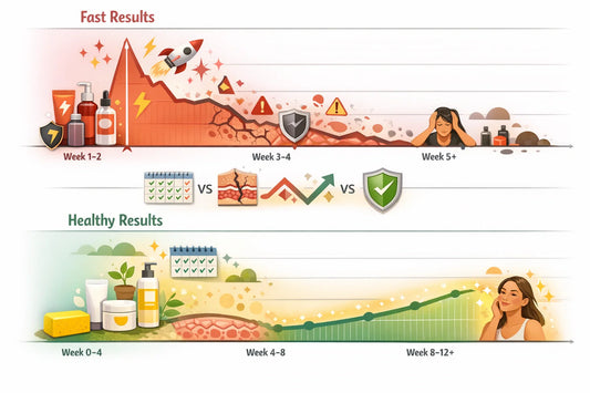 The Difference Between Fast Results and Healthy Results in Skincare