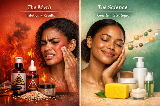 What "Gentle but Effective" Really Means in Brightening Skincare (And Why You've Been Taught to Believe the Opposite)