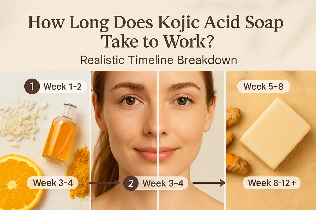 How Long Does Kojic Acid Soap Take to Work? (Realistic Timeline Breakdown) | KojieCare
