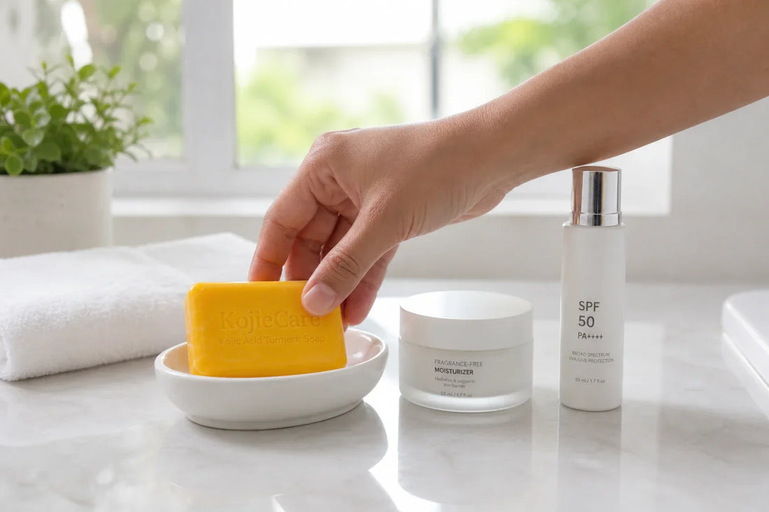 The KojieCare Routine: A Simple Daily System for Brighter, Even Skin