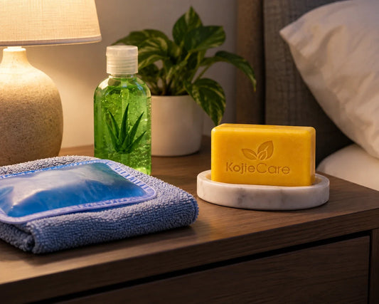 Kojic Acid Soap and Sunburned Skin — Is It Safe to Use?