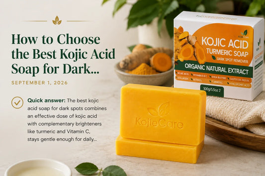 How to Choose the Best Kojic Acid Soap for Dark Spots