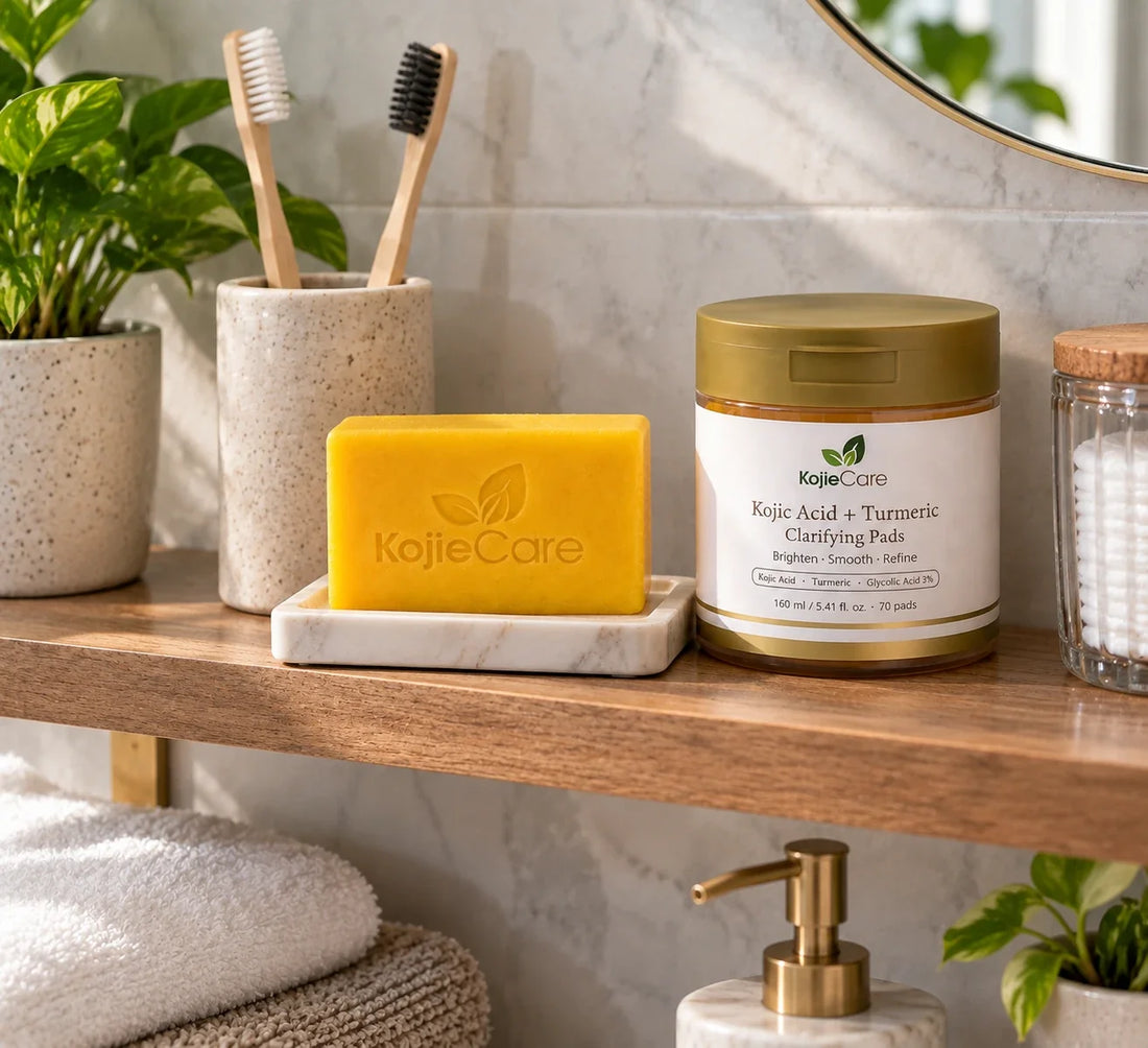 Building a Shared Couples' Brightening Routine With the Soap and Pads