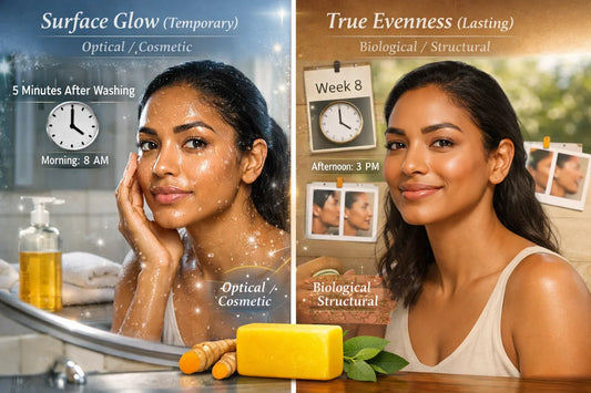 The Difference Between Surface Glow and True Skin Tone Evenness (And Why It Matters for Long-Term Results)