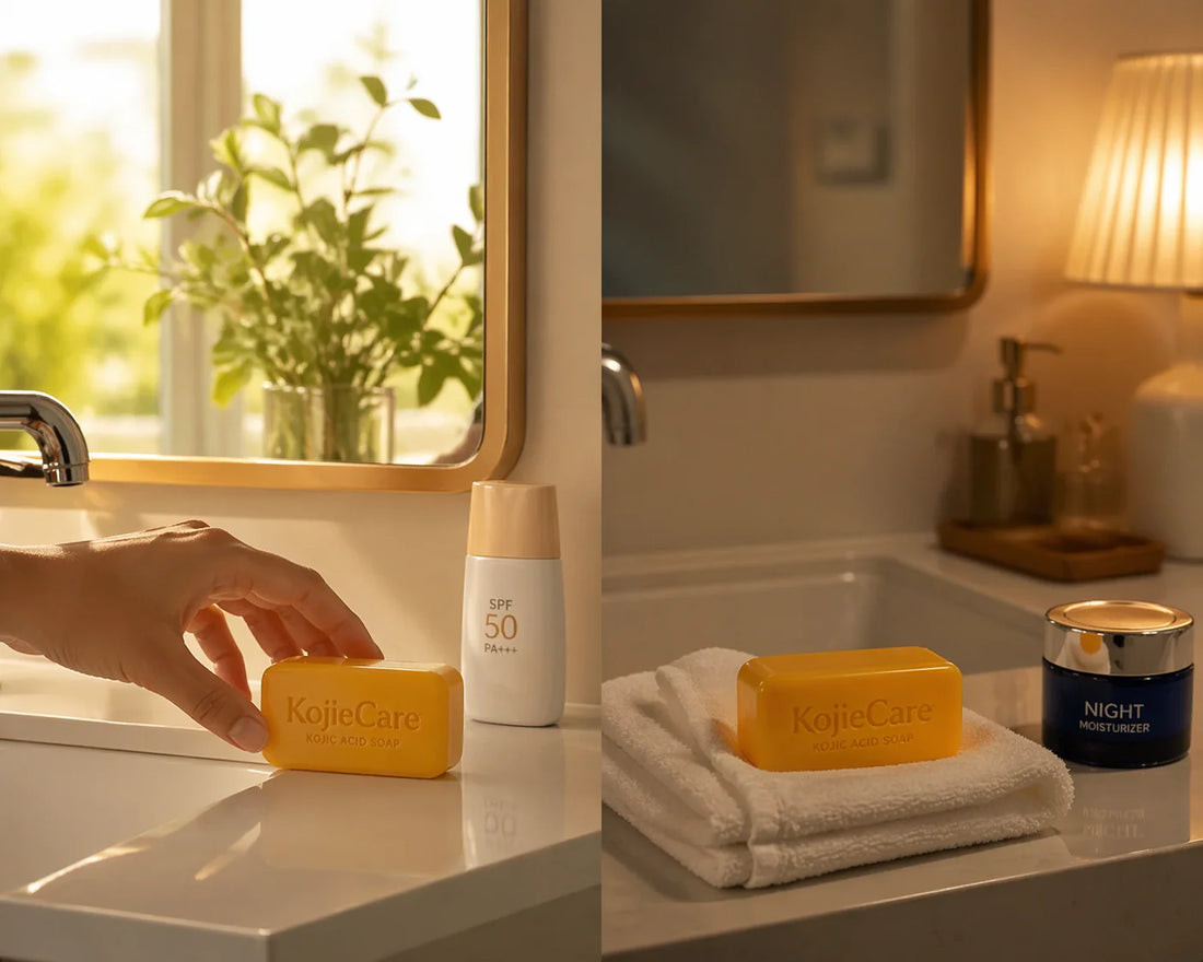 Morning vs Night: When Should You Use Kojic Acid Soap?