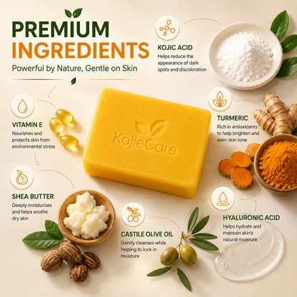 KojieCare Turmeric Kojic Acid Soap Bar